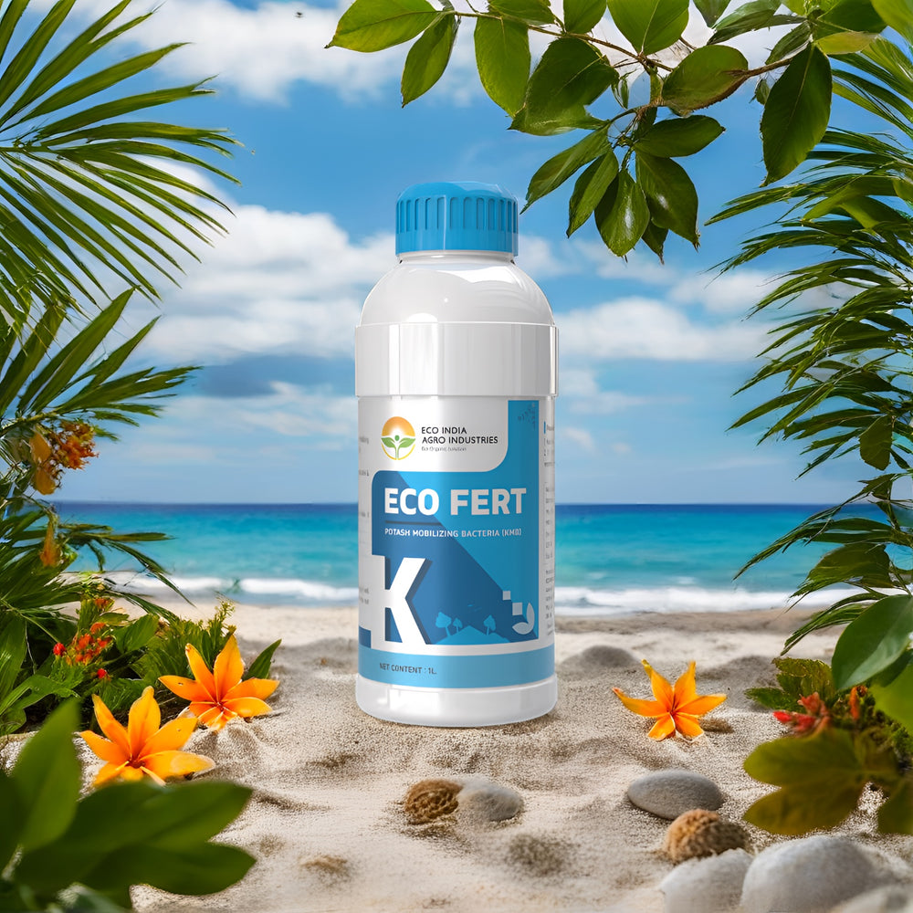 Eco Fert K – Potash Mobilizing Bacteria (KMB) Liquid Bio Fertilizer | 1 Litre