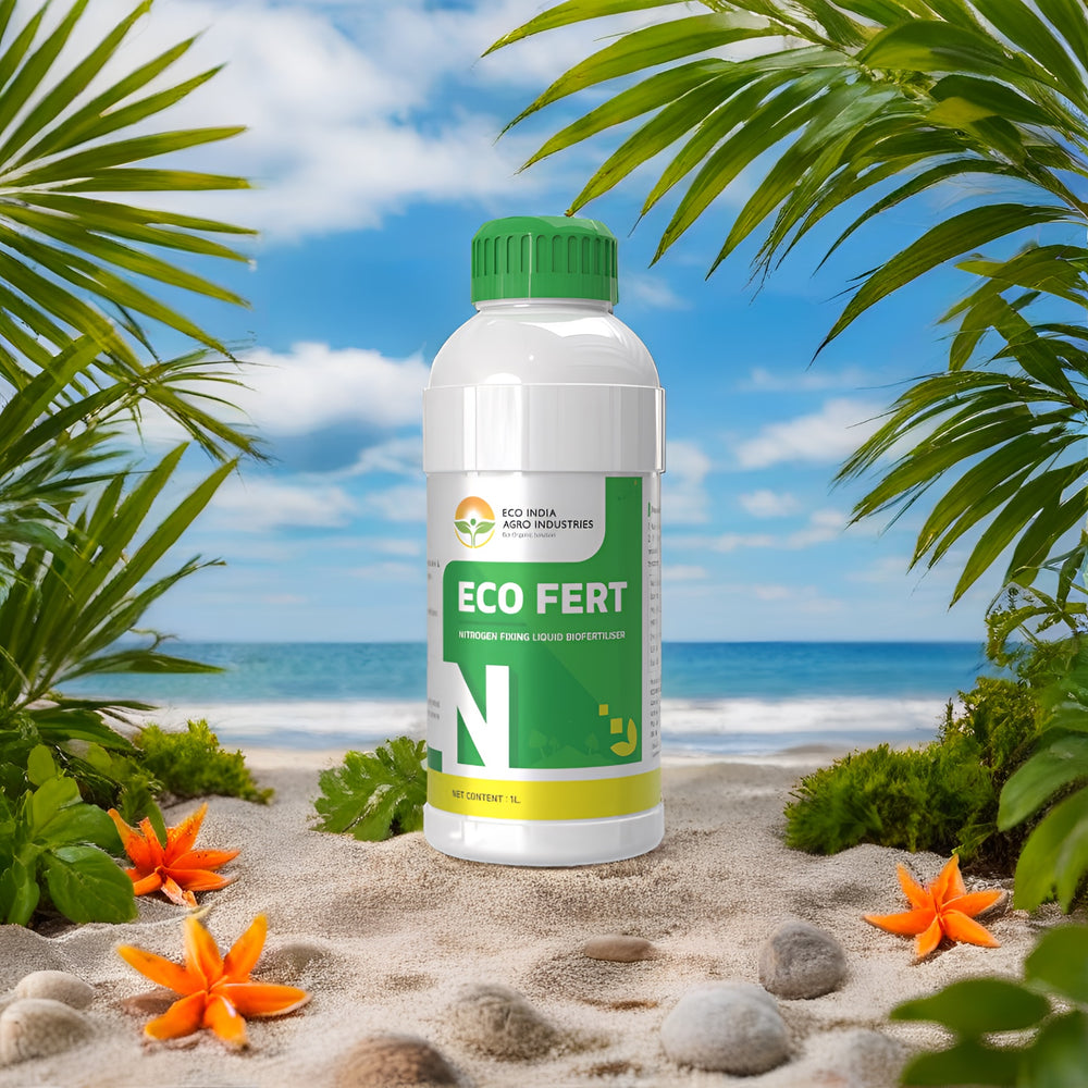 Eco Fert N – Nitrogen Fixing Biofertiliser | Azotobacter Bio-Inoculant | 1 Litre